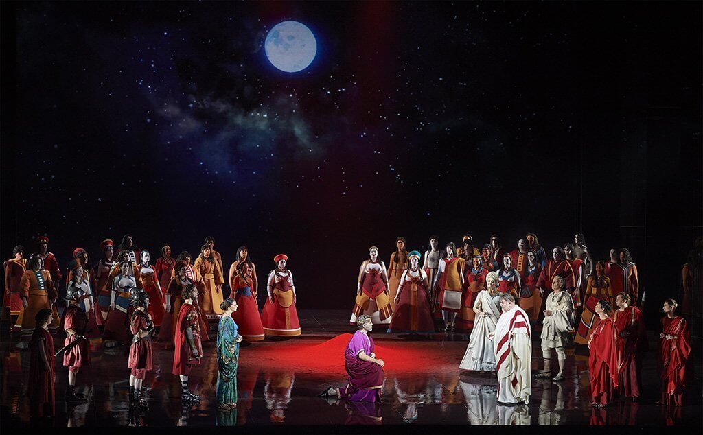 Une scène de l'opéra Hadrian, de Rufus Wainwright, présenté à la Canadian Opera Company jusqu'au DATE. (Photo: )