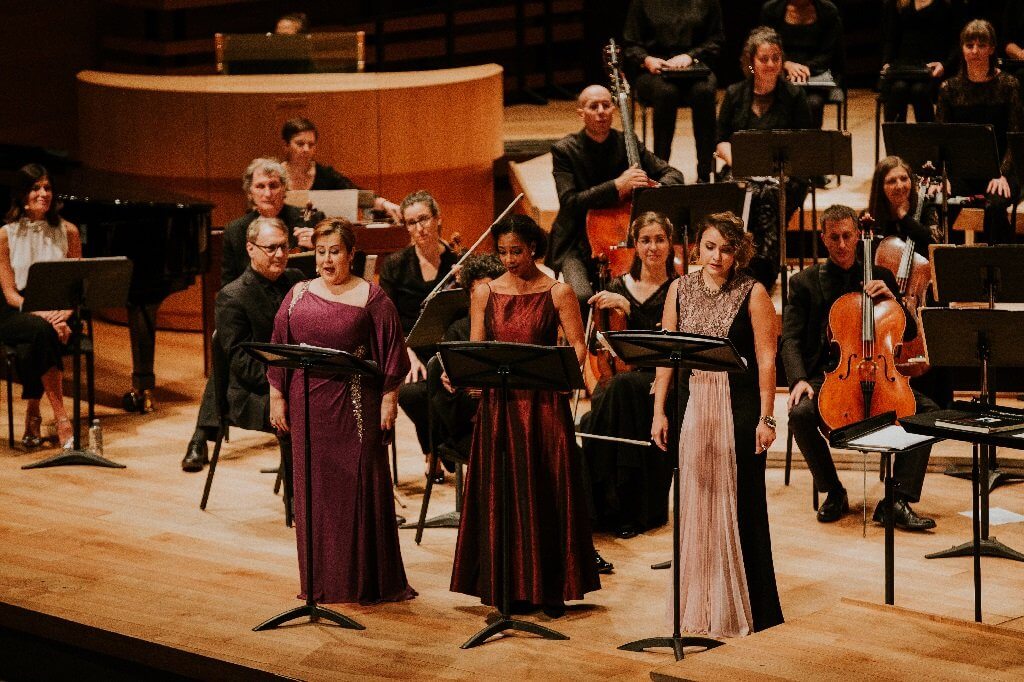 Aline Kutan, Cecile Muhire, France Bellemarre. (Photo: Ludovic Rolland-Marcotte)