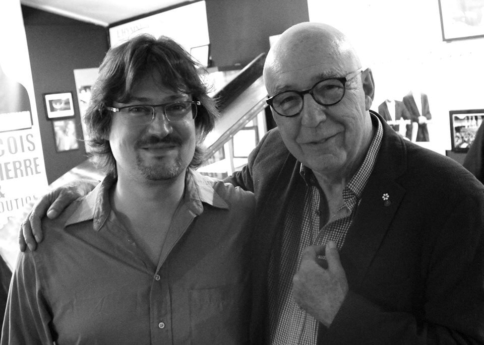 Vincent Bélanger en compagnie de François Dompierre. (Photo: page Facebook de l'artiste)