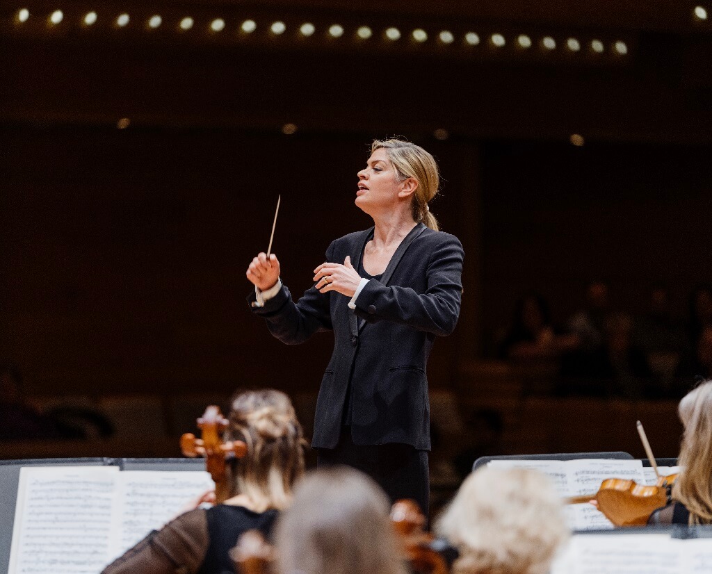 L'Orchestre métropolitain, sous la direction de Keri-Lynn Wilson, commençait l'année 2019 avec deux grandes œuvres de Tchaïkovski. (Photo: François Goupil)