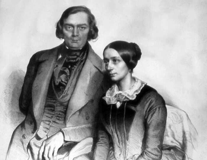 Robert et Clara Schumann