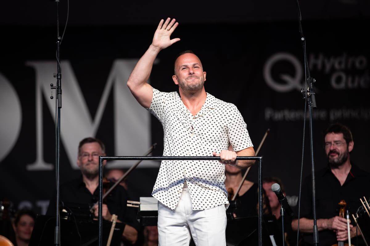 Yannick Nézet-Séguin, 25 juillet 2019, parc du Mont-Royal. (Photo: Marc-André Donato)