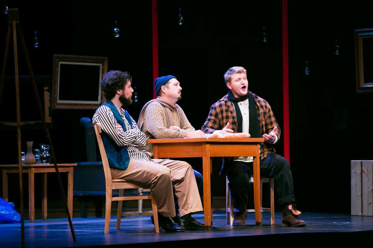 Une scène de La Bohème, de Leoncavallo, production de l'ICAV 2019. (Photo: Pierre-Étienne Bergeron)