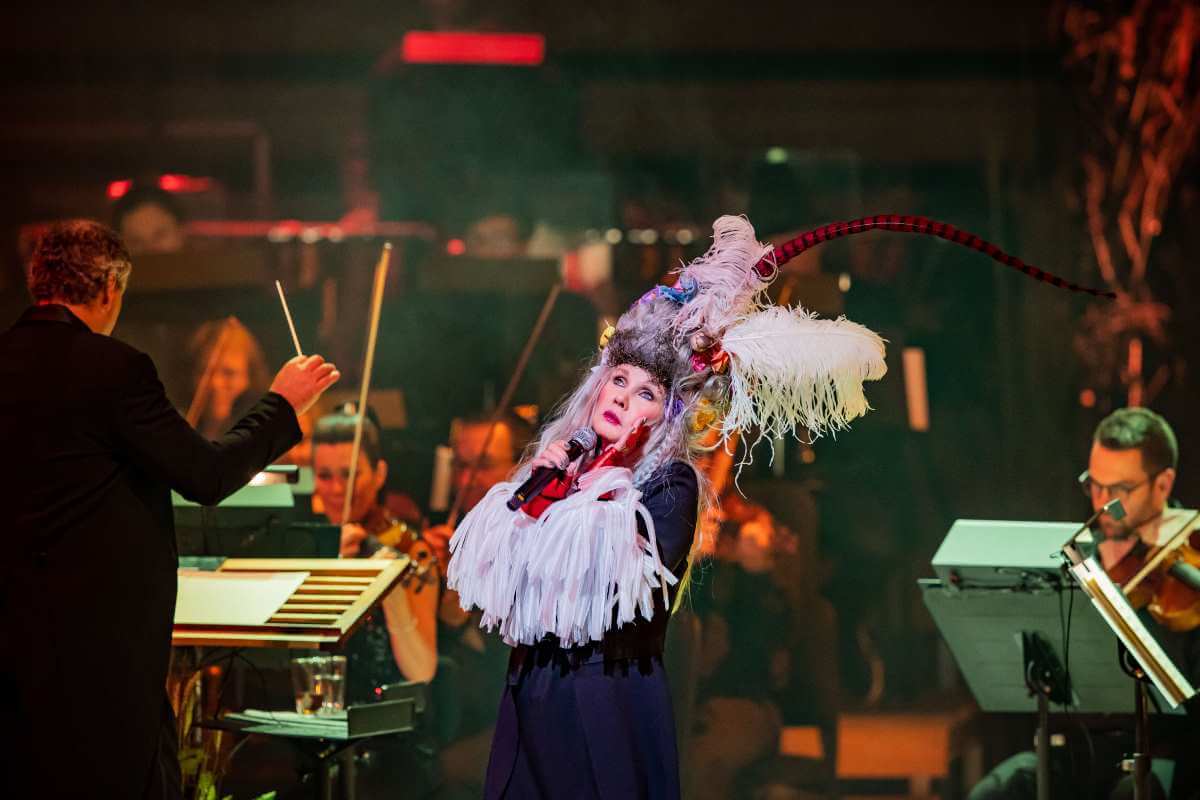 Diane Dufresne en concert avec l'Orchestre symphonique de Montréal, 10 septembre 2019. (Photo: Antoine Saito)