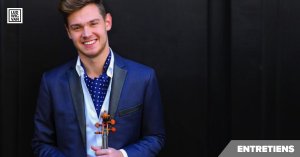 Le violoniste Blake Pouliot (Photo : Jeff Fasano)