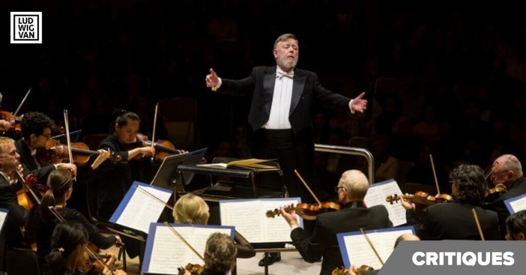 Sir Andrew Davis dirigeant le Toronto Symphony Orchestra. (Photo: prise à Toronto, crédit Jag Gundu)