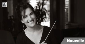 Roseline Blain, chef de chœur et nouvelle directrice artistique de l'Ensemble Musica Orbium (Photo: Benoit Champagne)