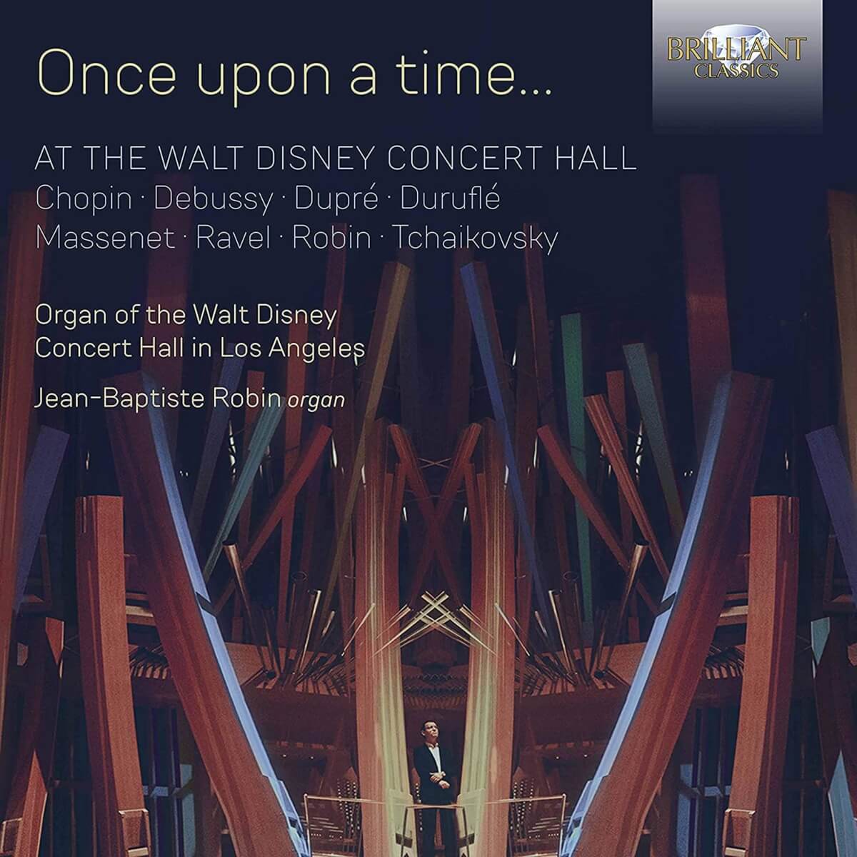 couverture de l'album Once Upon A Time de l'organiste Jean-Baptiste Robin