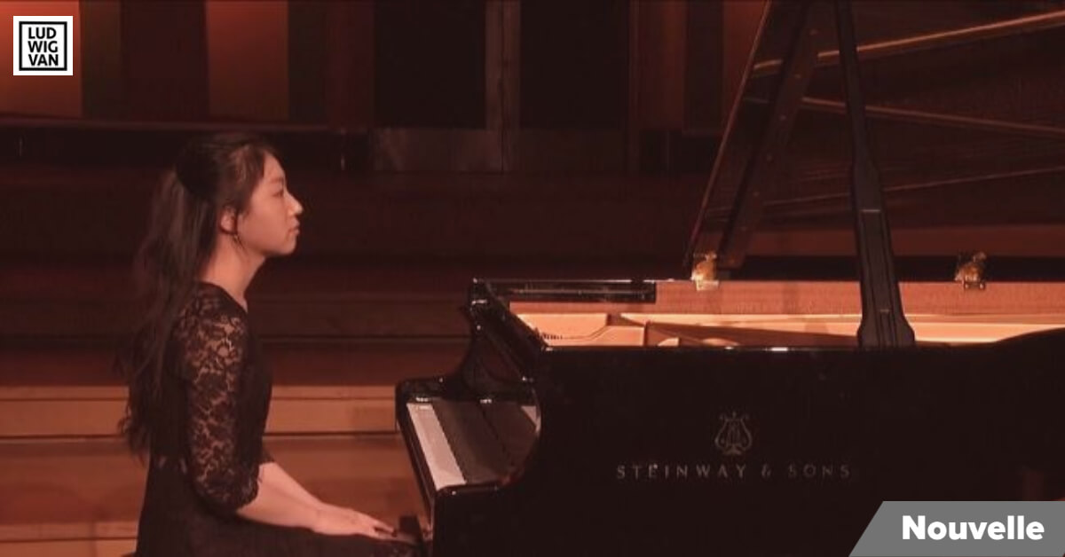 Su Yeon Kim, pianiste sud-coréenne, lauréate du CMIM Piano 2021 (Photo: capture d'écran de la webdiffusion)