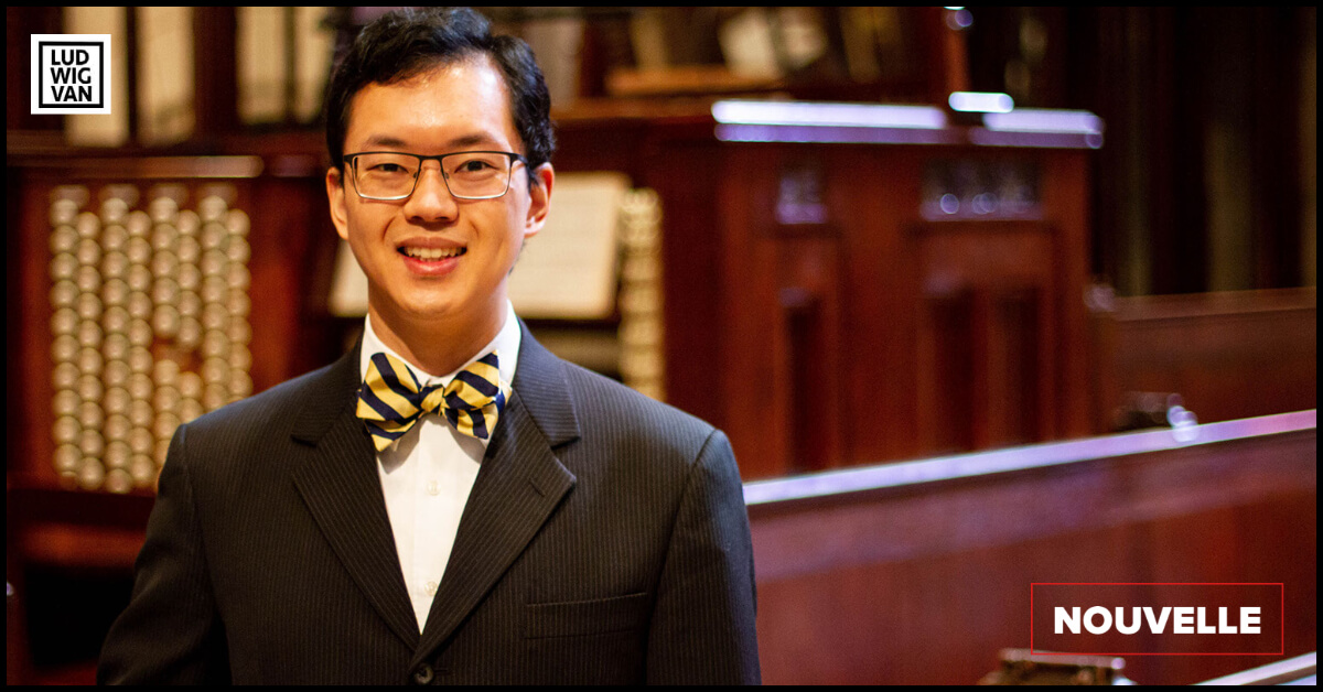 Aaron Tan, organiste et lauréat du CIOC 2021 (Photo: site web de l'artiste)