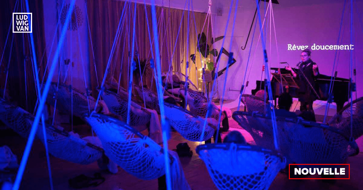 Le loft suspendu de Sérénité Sonore. (Photo: courtoisie)