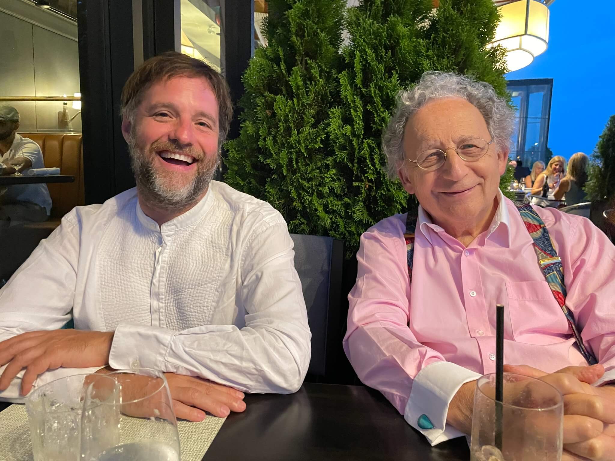 Xavier Brossard-Ménard avec Boris Brott (Photo: page Facebook de Boris Brott)