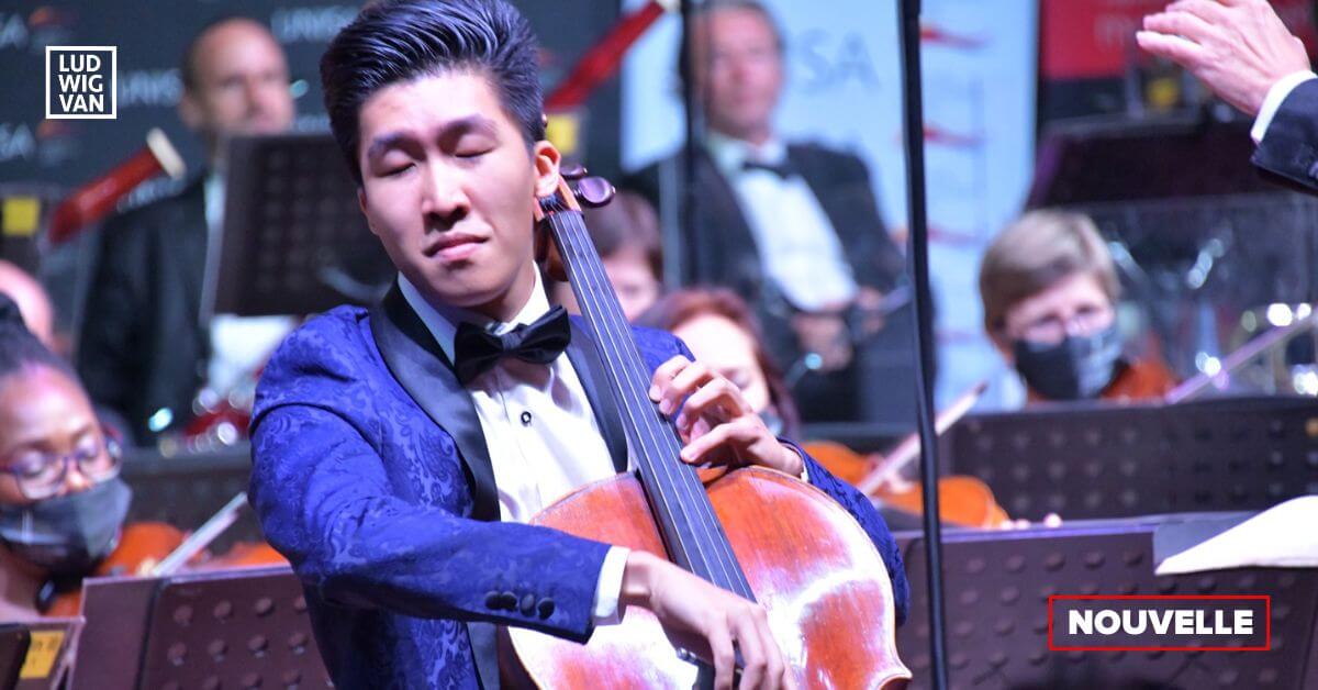 Bryan Cheng, violoncelliste. (Photo: Courtoisie du Concours international de cordes UNISA)