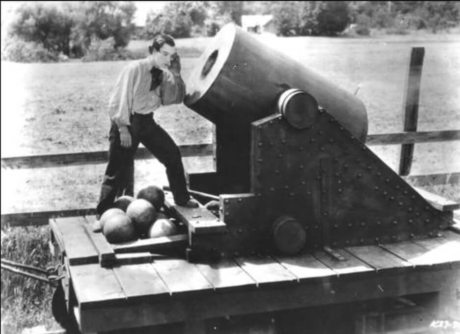 Buster Keaton dans The General (Photo: domaine public)