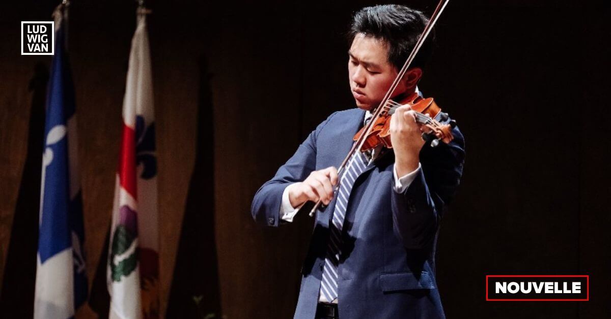 Hao Zhou, lauréat du CMIM Violin Award 2019 (Photo : Tam Lan Truong)