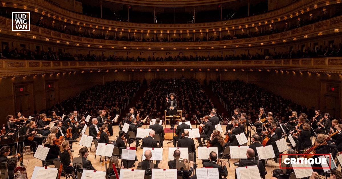 L'Orchestre symphonique de Montréal, sous la direction de Rafael Payare, au Carnegie Hall, 8 mars 2023 (Photo: Antoine Saito)
