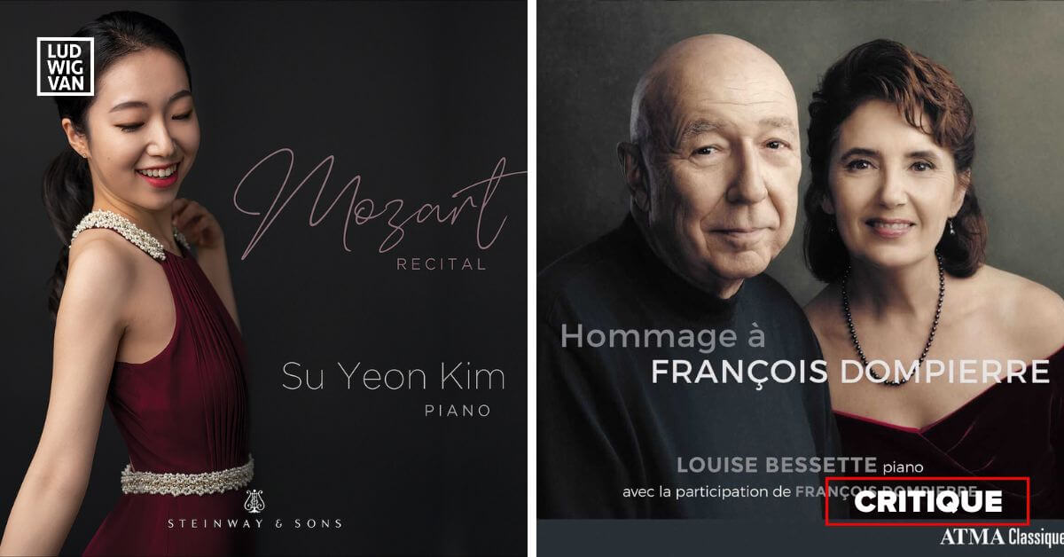 À gauche: Su Yeon Kim (Photo: courtoisie de Steinway); à droite: François Dompierre et Louise Bessette (Photo: Sasha Onyshchenko)