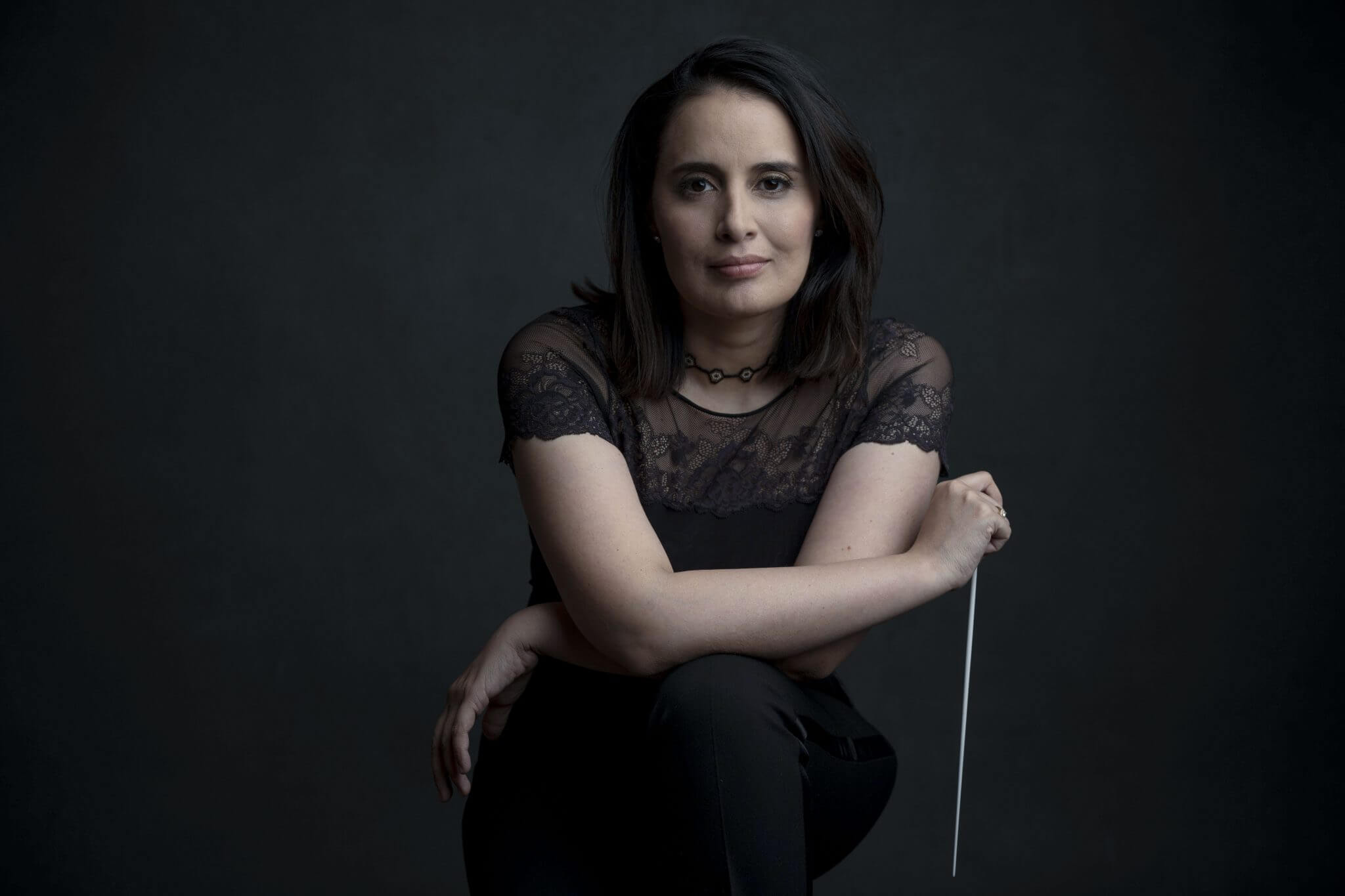 Lina González-Granados, cheffe d'orchestre. (Photo: Todd Rosenberg)