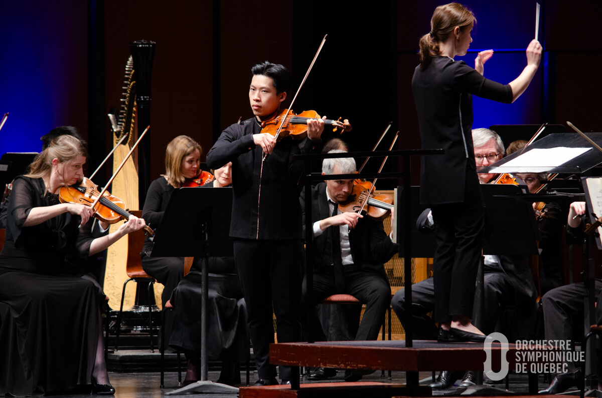 Kerson Leong dans le Troisième Concerto pour Mozart avec l'OSQ (Photo : page Facebook de l'OSQ)