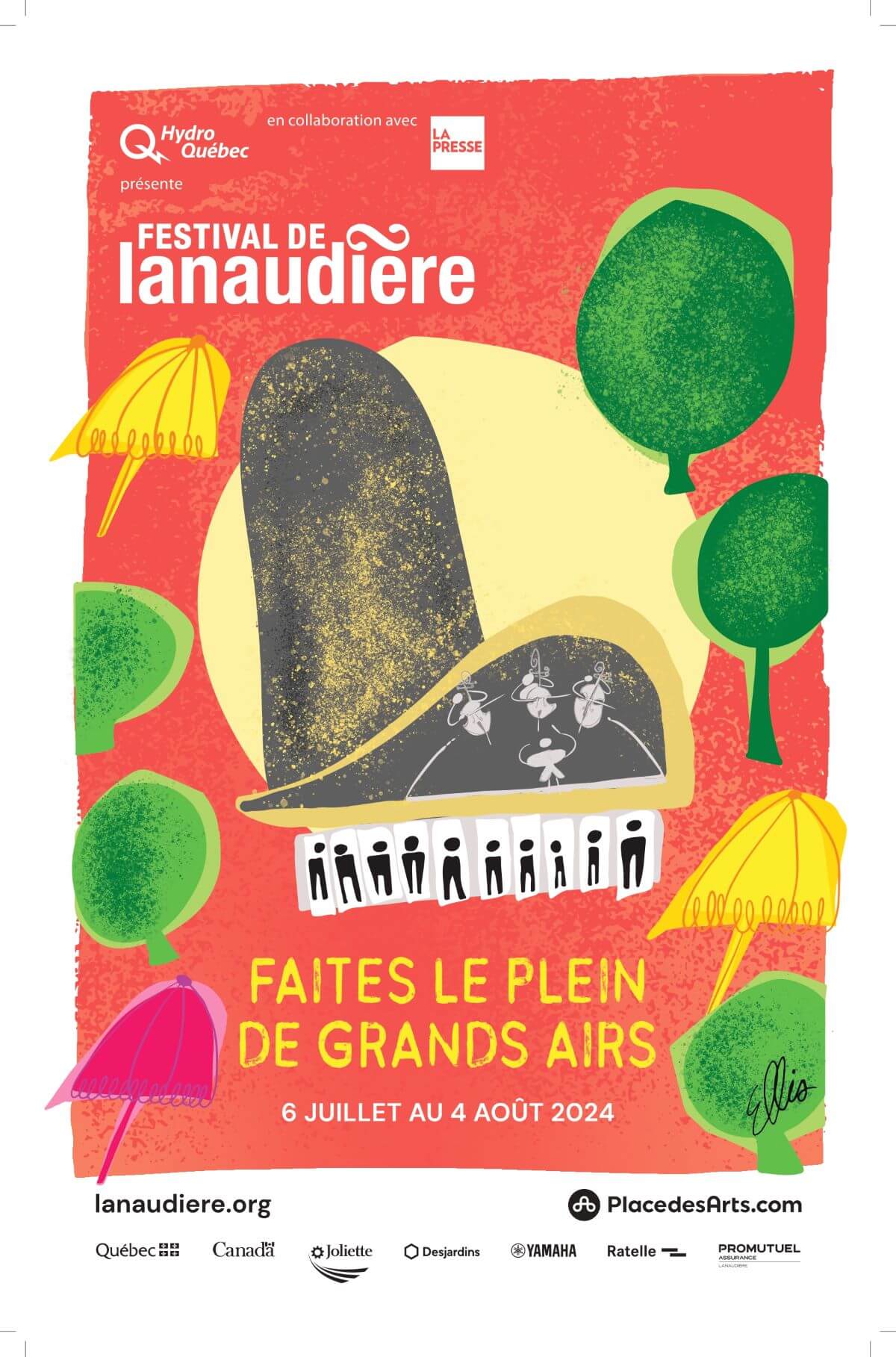 affiche du Festival de Lanaudière 2024