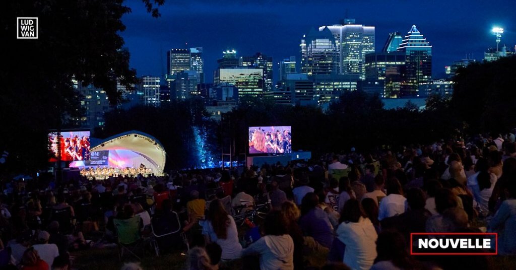 Concert au pied du Mont-Royal de l'Orchestre Métropoligain (Photo : Sylvain Légaré)