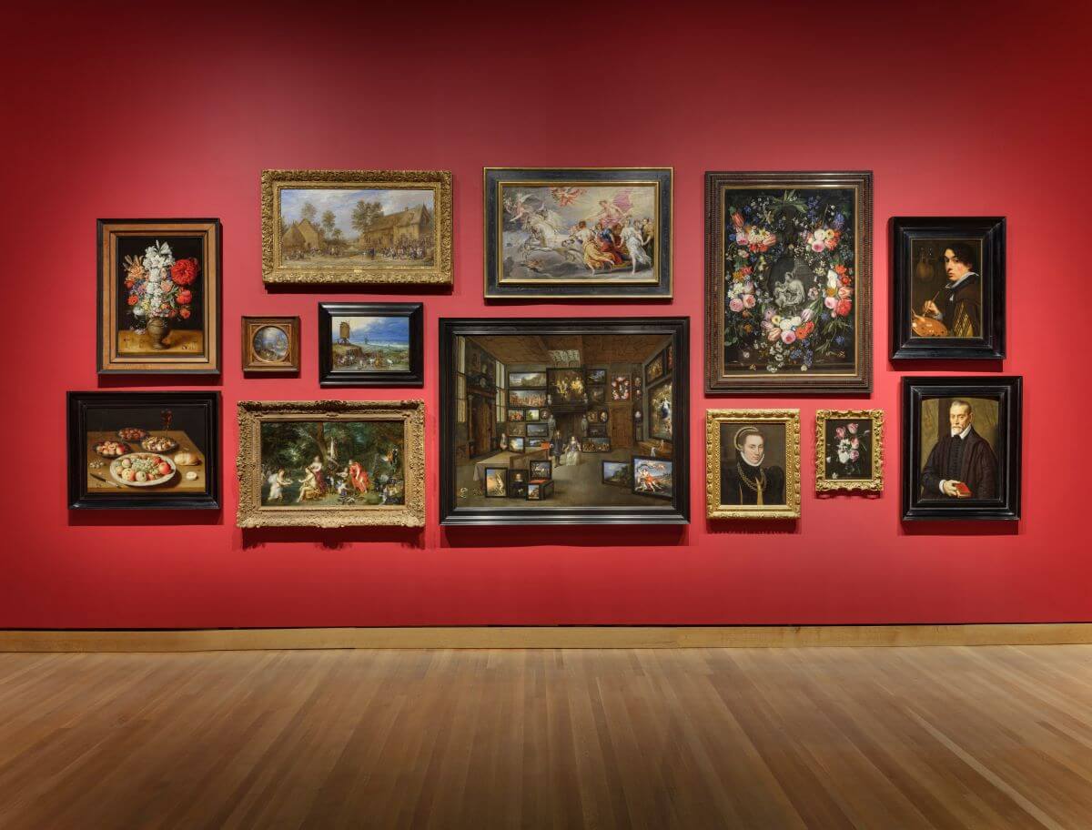 Vue de l’exposition Vice, vertu, désir, folie : trois siècles de chefs-d’œuvre flamands. Photo MBAM, Denis Farley