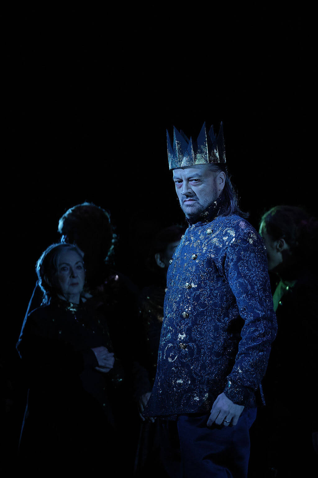 Nathan Berg en Roi Claudius. (Photo : Vivien Gaumand)