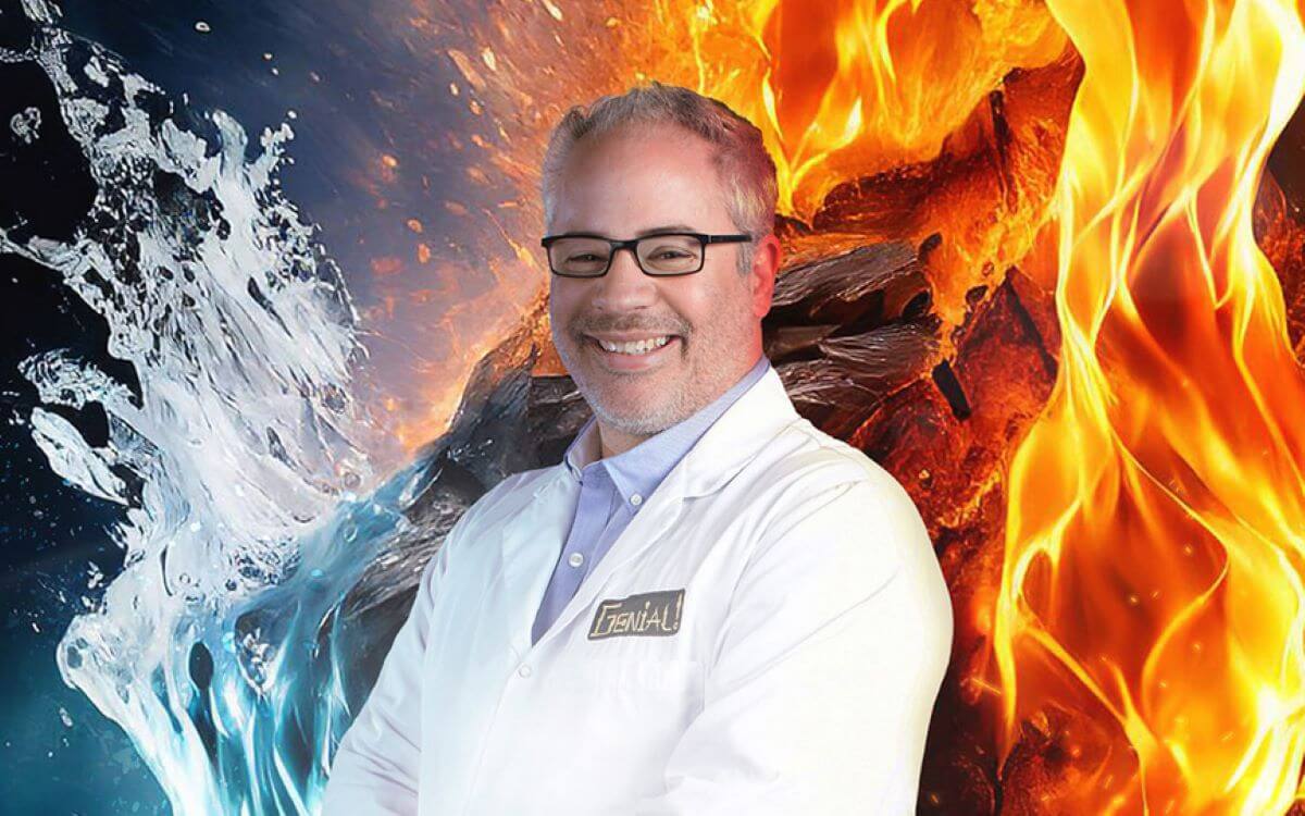 Martin Carli présentera des expériences éclairant les propriétés de l'eau et du feu dans le cadre d'un concert-famille à l'OSQ. (Photo : courtoisie OSQ)