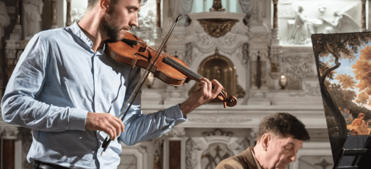 Guillaume Villeneuve et Luc Beauséjour (Photo : Clavecin en concert)
