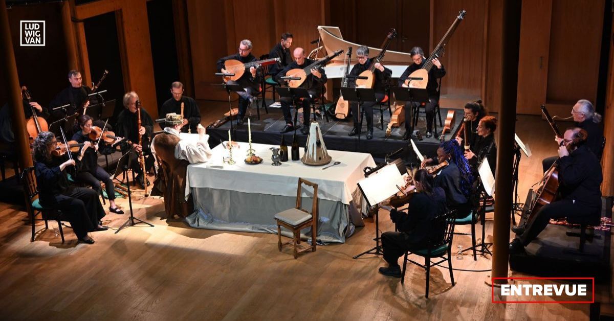 Le concert-spectacle Pâté en croûte et vieux ragots, ici dans la production du Concert spirituel présentée à Paris. (Photo : courtoisie Concert spirituel)