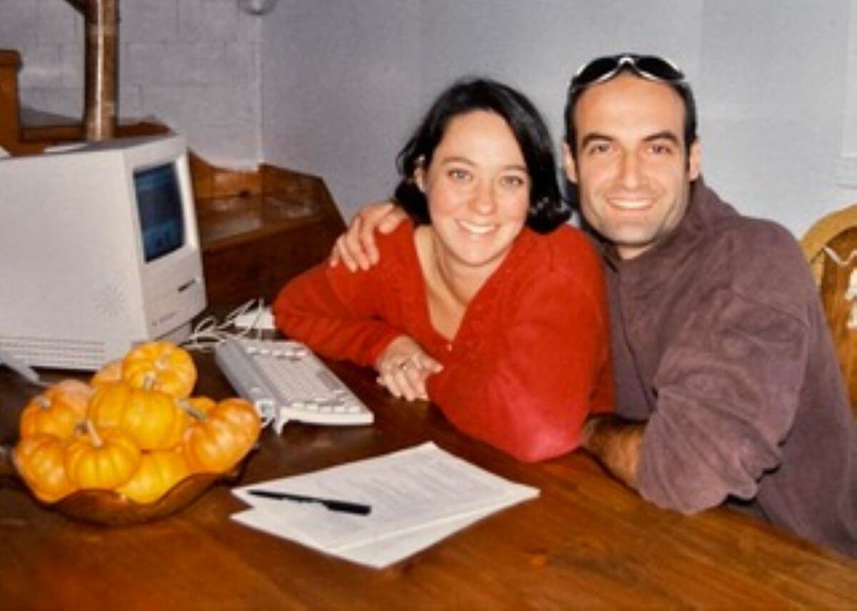 Les débuts : Annick-Patricia Carrière et Gabriel Paré en 2000. (Photo : courtoisie)