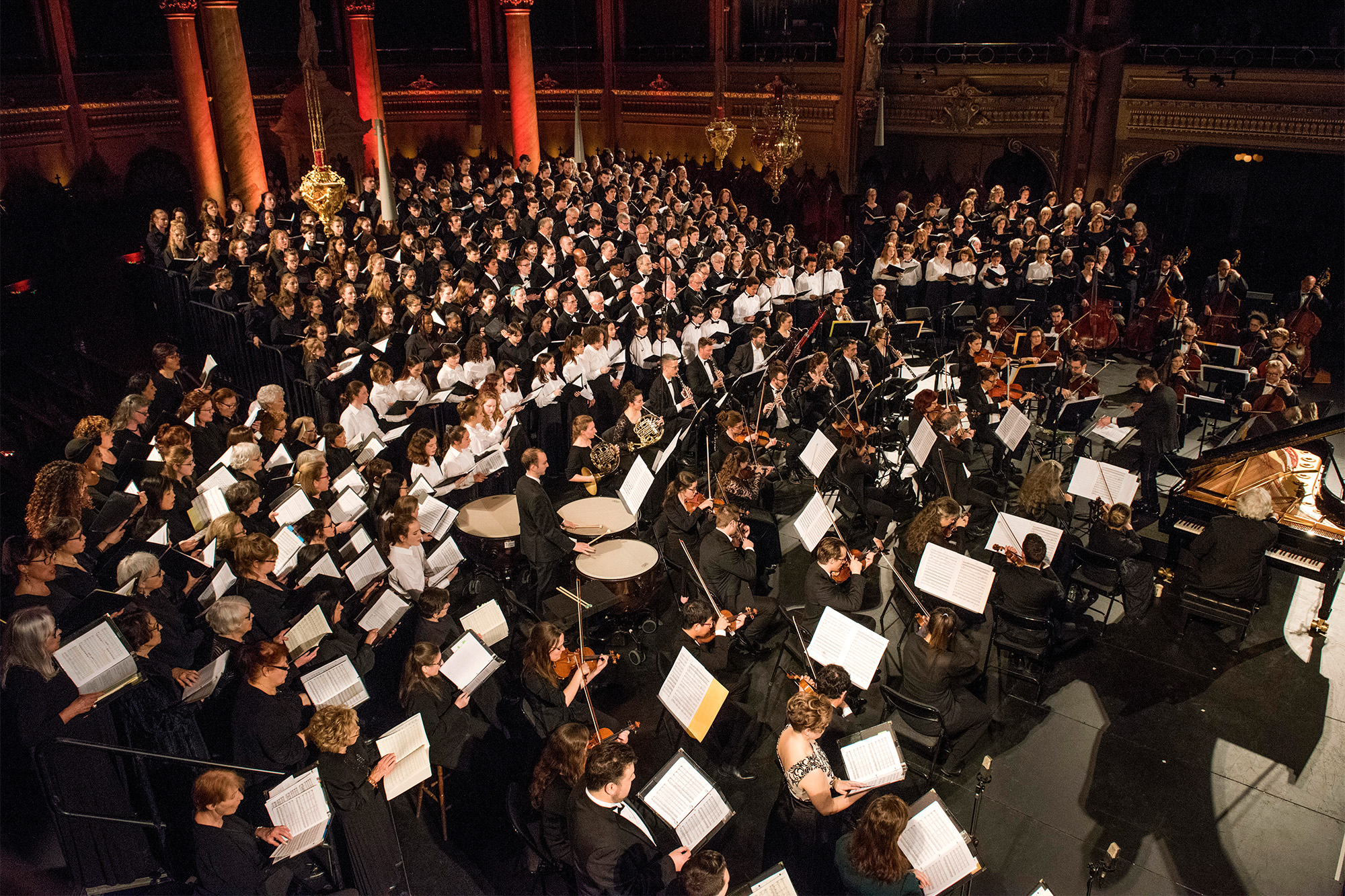 Le Chœur de l'UQAM. (Photo : Nathalie St-Pierre)