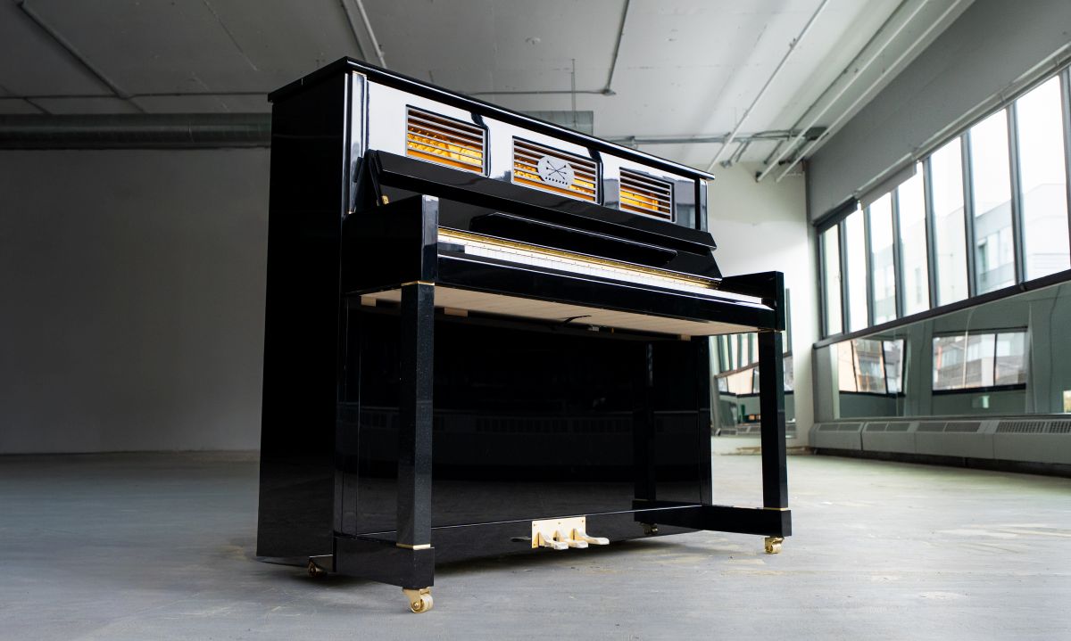 Un piano de Piano Esmonde White. (Photo : Steven Grondin)