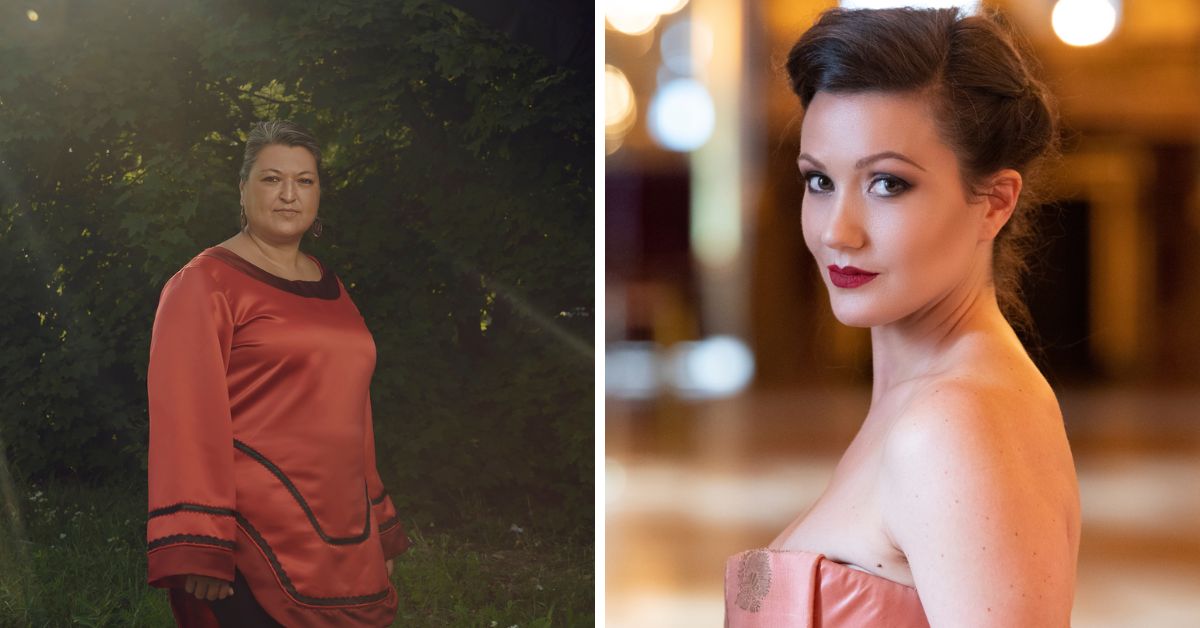 Lydia Etok (Photo : Damian Siqueiros); Julie Fuchs (Photo : Gérard Uféras)