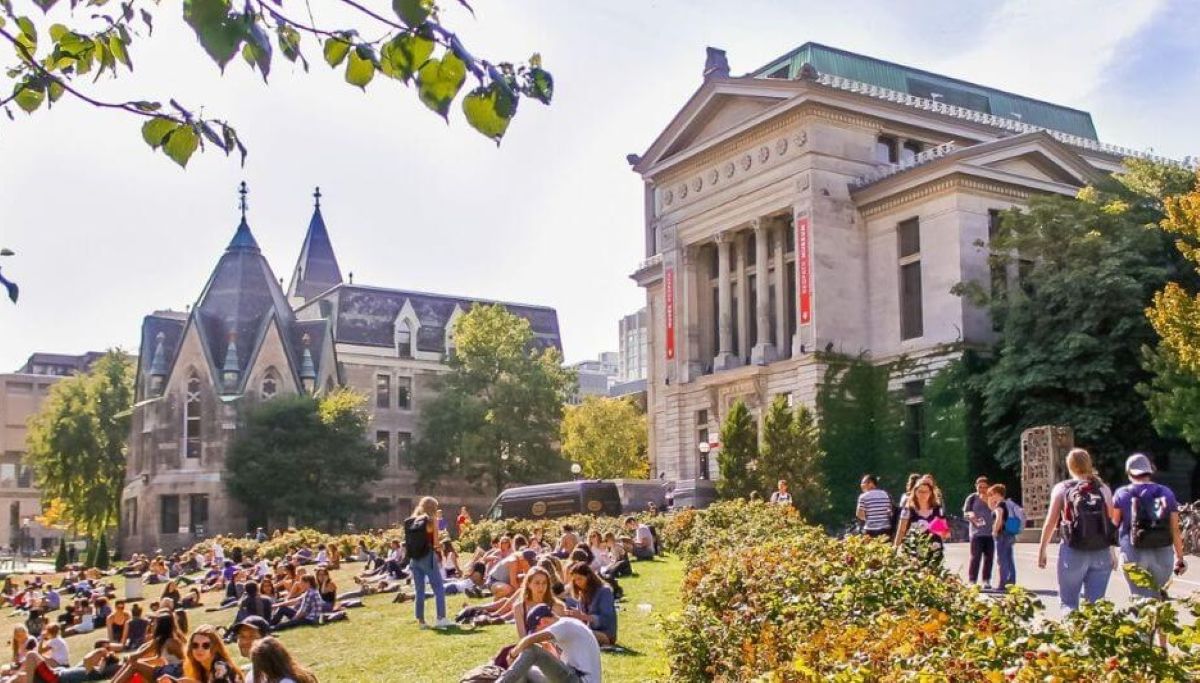 Le campus de l'université McGill, qui accueille l'Académie chorale d'été de Montréal pour la deuxième année. (Photo : courtoisie)