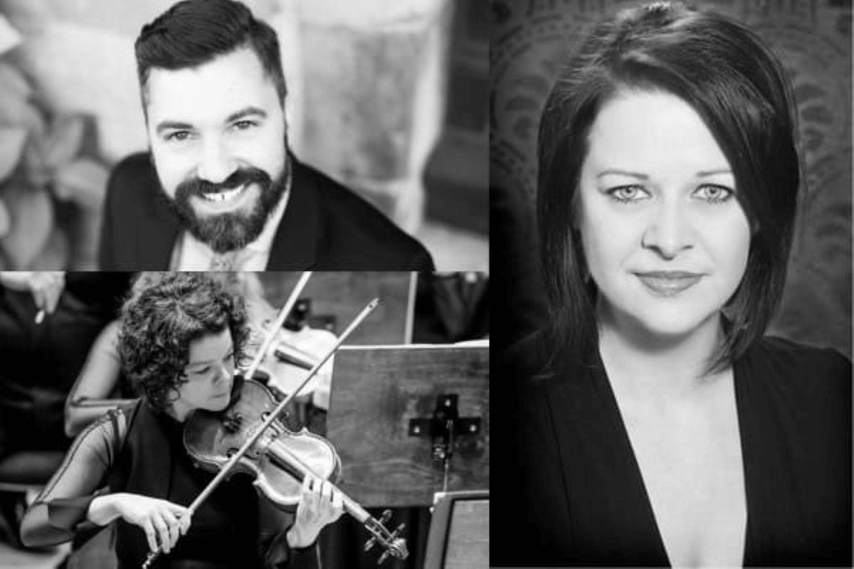 Julien LeBlanc, Youkari Cousineau et Julie Trudeau (Photo : site web des Concerts Lachine)