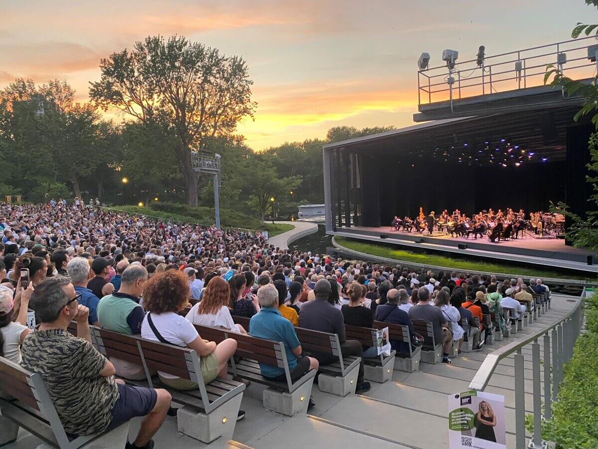 L'Orchestre de la Francophonie au Théâtre de Verdure le 4 juillet 2026. (Photo : John Wiens)