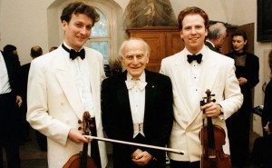 Philip Dukes, Daniel Hope and Yehudi Menuhin
