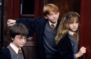 Scene from the Harry Potter and the Philosopher's Stone film. (© & ™ Warner Bros. Entertainment Inc. Harry Potter Publishing Rights © JKR)