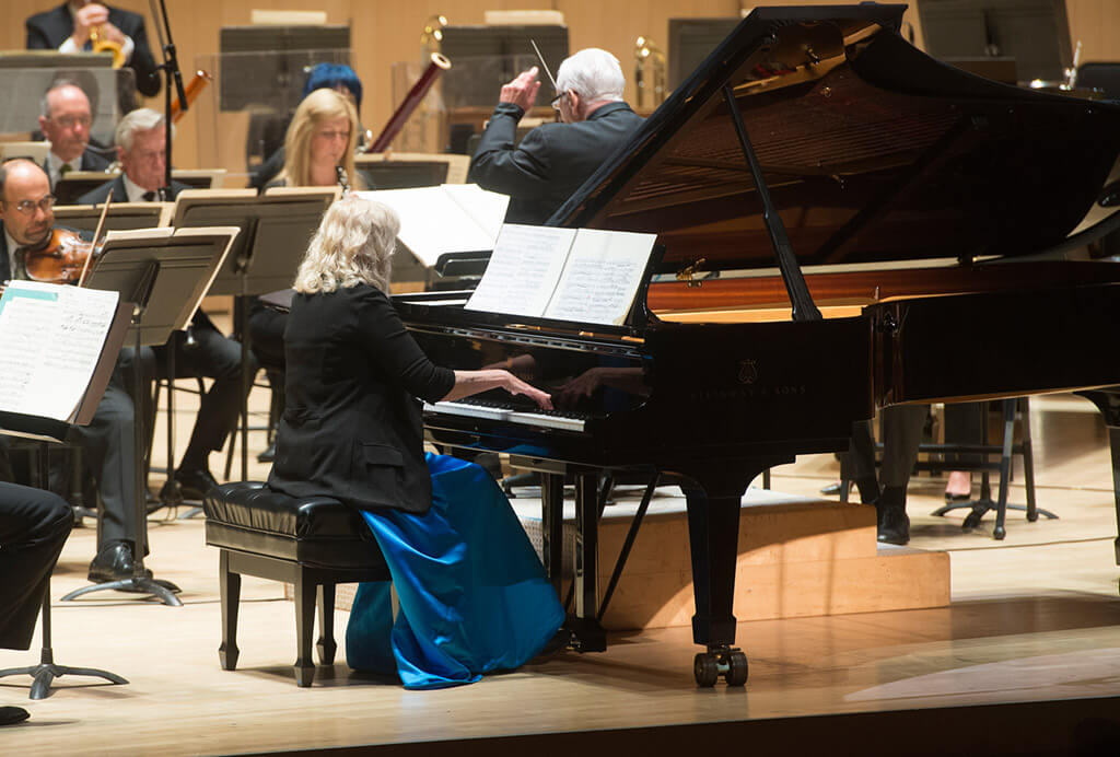 Christina Petrowska Quilico, Victor Feldbrill (Photo: Jag Gundu)