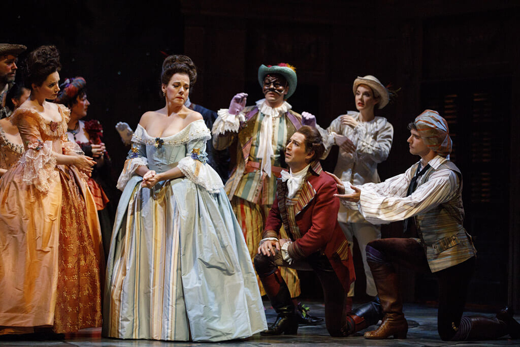 The company of The Marriage of Figaro. (Photo: Bruce Zinger)