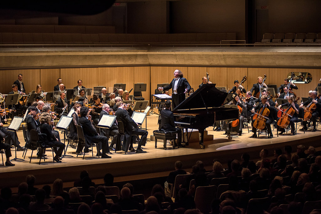 Inon Barnatan, Stéphane Denève (Photo: Nick Wons)