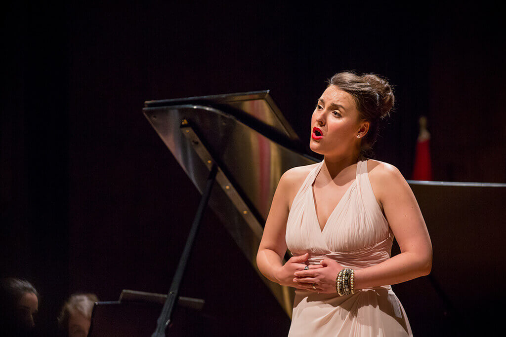 Canadian soprano France Bellemare, third prize winner and the prize for best Canadian artist at the CMIM, 2015 (Photo courtesy of CMIM)
