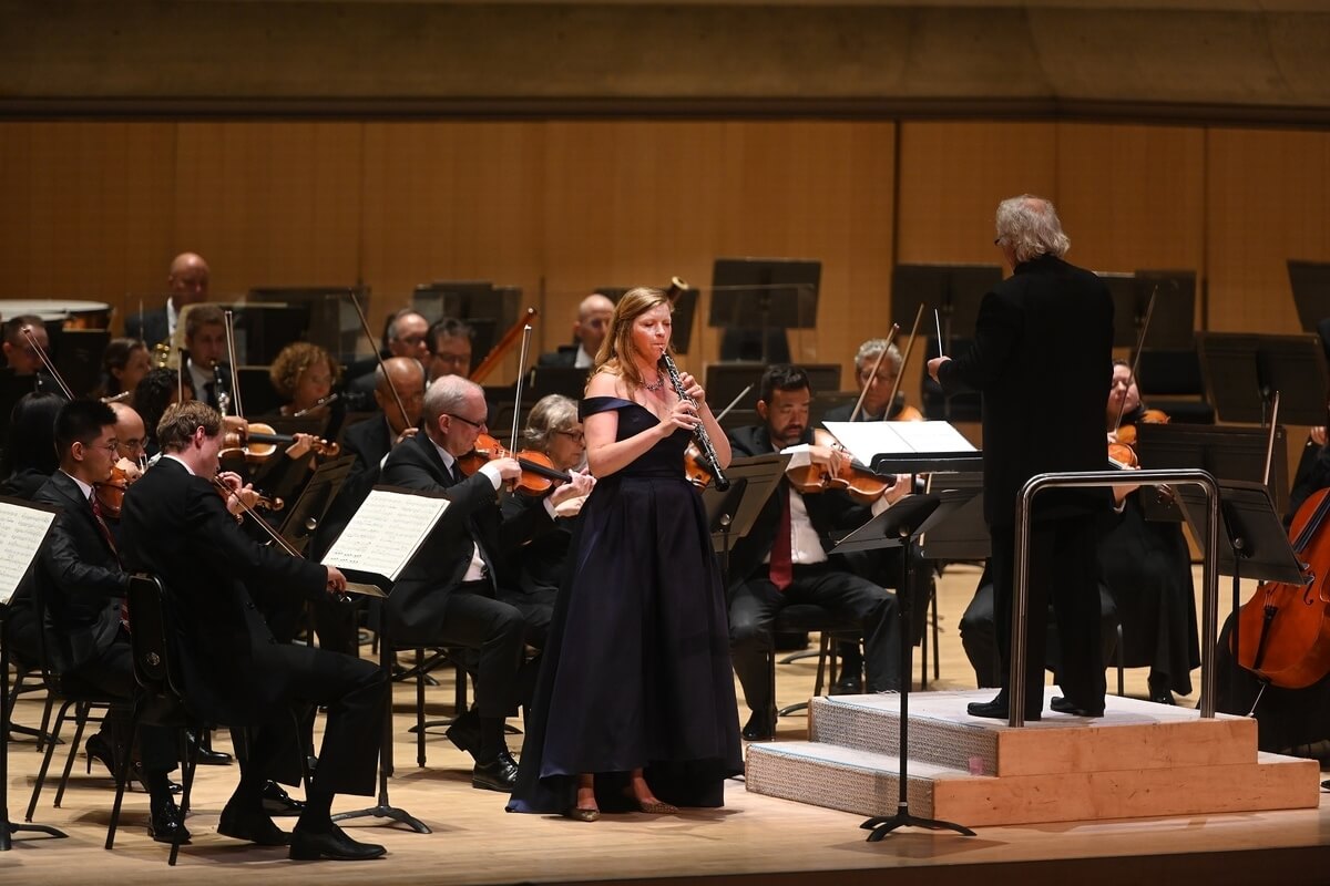 Soloist Sarah Jeffrey with the TSO under Donald Runnicle