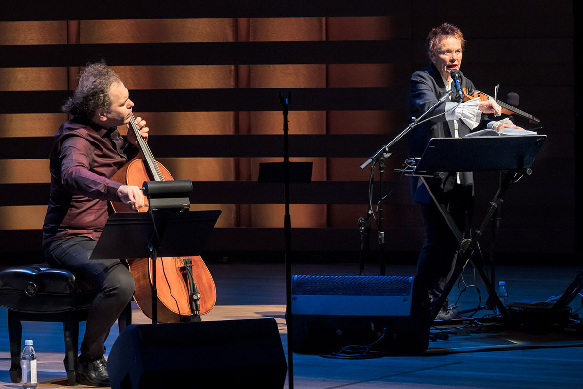 Laurie Anderson 'The Art of Falling' (Photo: Lisa Sakulensky)