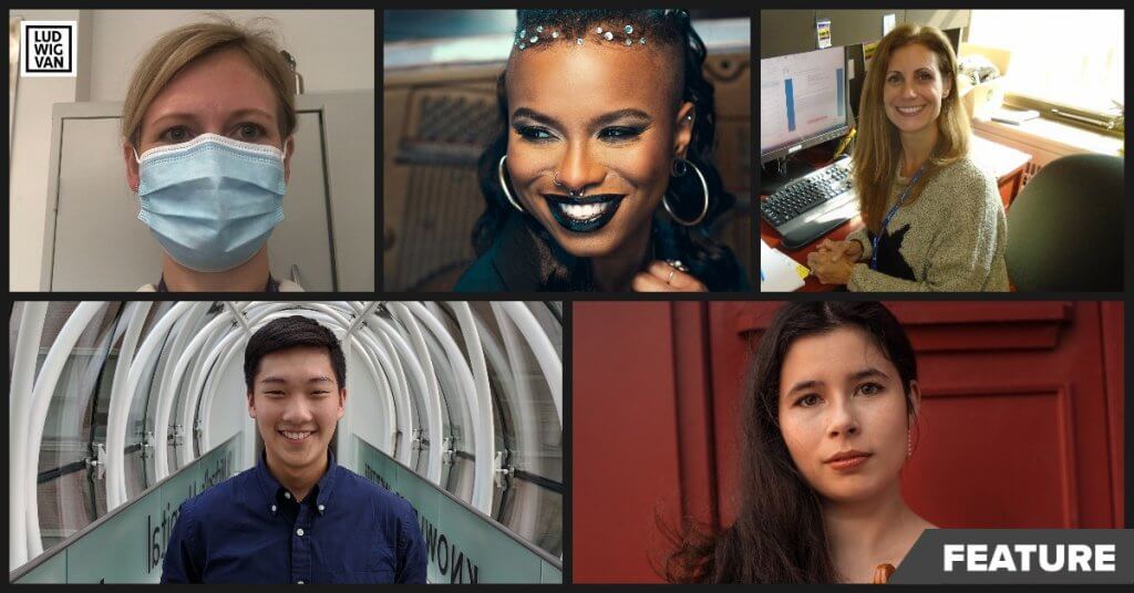 Clockwise from top left l-r: Amber Hall (Photo courtesy of Amber Hall); Morgan Paige (Photo: Ian Chang Photography); Erin DiLella (Photo: courtesy of Erin DiLella); Daniel Tham (photo courtesy of Daniel Tam); Gemma Donn (Photo: Arshia Alexander)