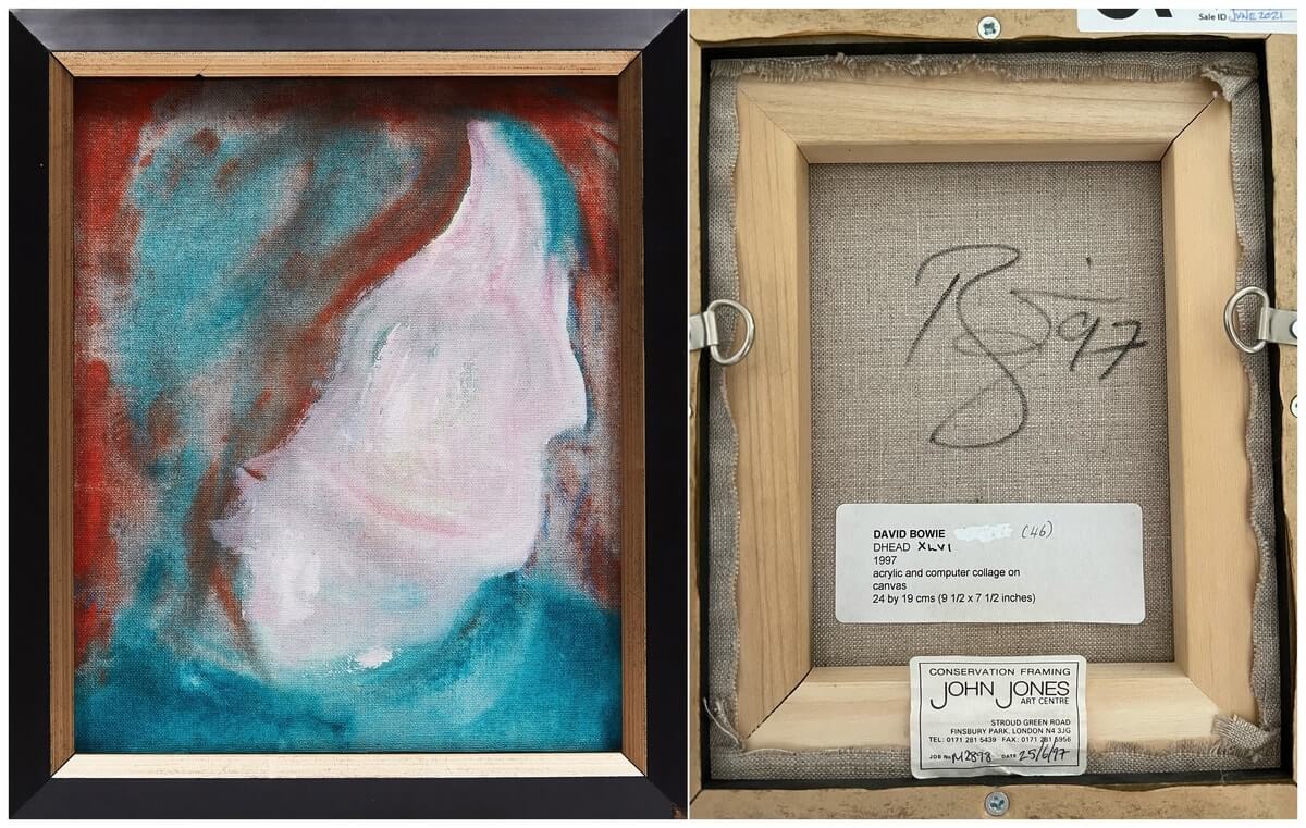 David Bowie's 'DHEAD XLVI' 1997 (Image courtesy of Cowley Abbott)