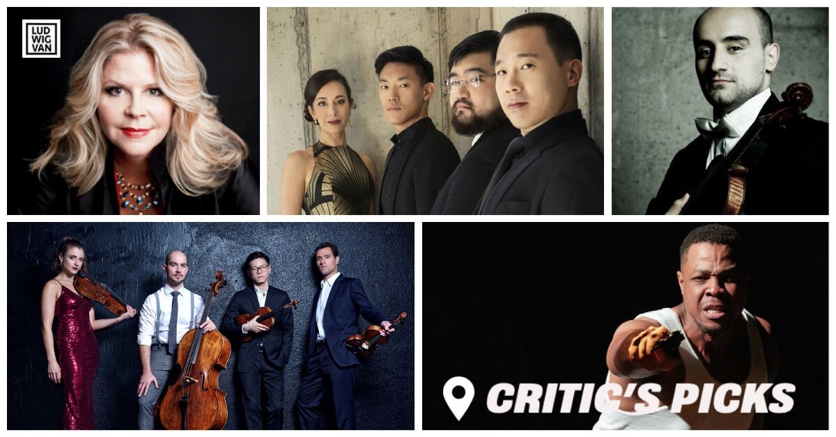 Classical music and opera events for the week of October 17 to 24.