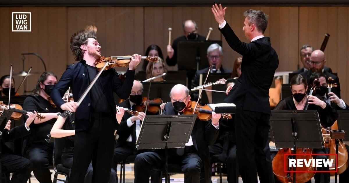 NACO conducted by Alexander Shelley with violin soloist Blake Pouliot (Photo: Jag Gundu)