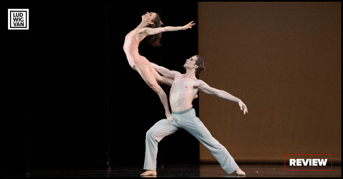 Photo: Jillian Vanstone and Harrison James in After the Rain. (Photo: Karolina Kuras/Courtesy of The National Ballet of Canada)